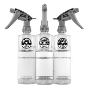 Container dilution bottle heavy duty sprayer Chemical Guys Secondary 3-Pack (ACC138)