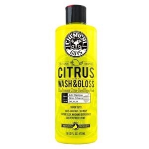 Citrus-based car shampoo Chemical Guys Citrus Wash and Gloss Concentrated Ultra Premium Hyper Wash and Gloss 473ml (CWS301_16)