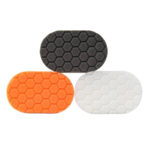 Hand polishing applicator set Chemical Guys Hex-Logic Hand Polishing Applicator Pads Kit 3 pcs. (BUFX_204)